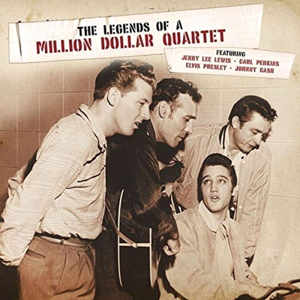 Jerry Lee Lewis, Carl Perkins, Elvis Presley, Johnny Cash / The Legends Of A Million Dollar Quartet (LP)