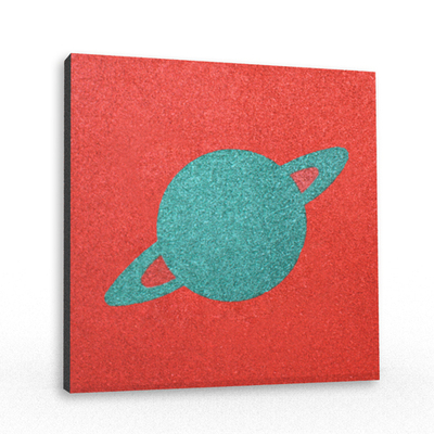 Резиновая плитка с рисунком Планета 500х500x40 мм тротуарная