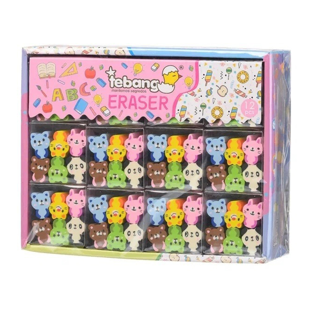 Ластик Basir, фигурный, серия "Животные", корпус с рисунком, 4.8*2 см