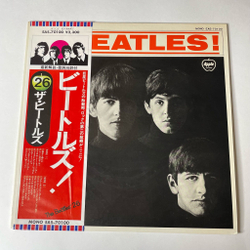 Винтажная виниловая пластинка LP Meet The Beatles (Japan 1976) (Obi)