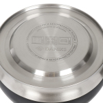 Чайник нерж, 3 л, свист, ручк с силик покр, Daniks, чер, MSY-A060B