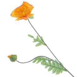 GAEM Цветок искусственный "Мак", L17 W9 H73 см