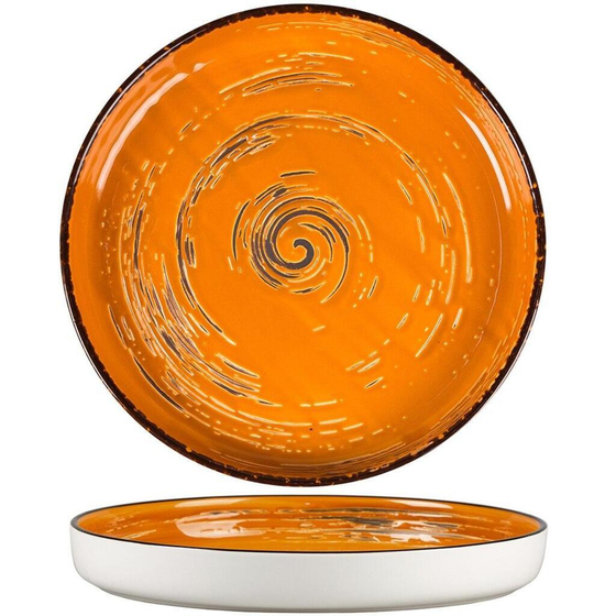 Тарелка с бортом d 23 см h3 см   Yellow Circular P.L. Proff Cuisine [6]