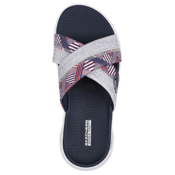 Skechers Go Walk Flex 'White Red Blue'