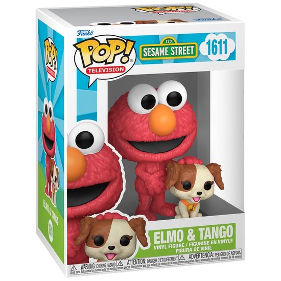 Фигурка Funko POP! TV Sesame Street S5 Elmo and Tango (1611) 80143 / Фигурка Фанко ПОП! по мотивам телевизионного шоу "Улица Сезам", Элмо