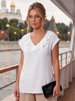 Блузка с жабо, 713.2342.07.07