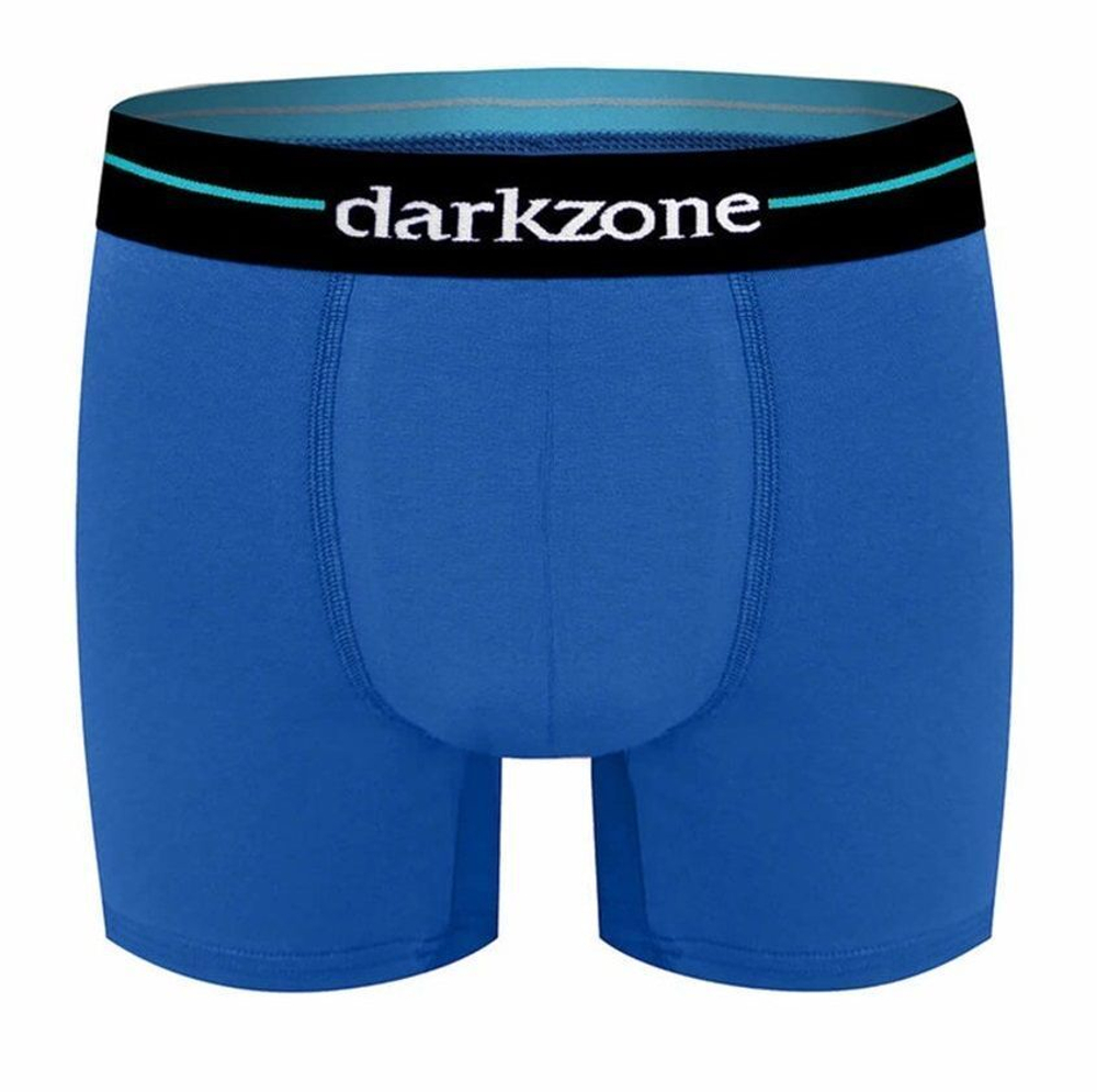 Синие хлопковые трусы-боксеры (Размер: XXL) (Цвет: синий)