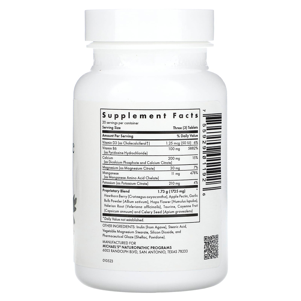 Michael's Health, Факторы артериального давления, 60 вегетарианских таблеток