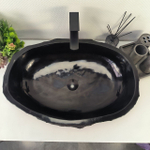 Раковина из андезита Erozy Black EA-64850 66*45*16 0035