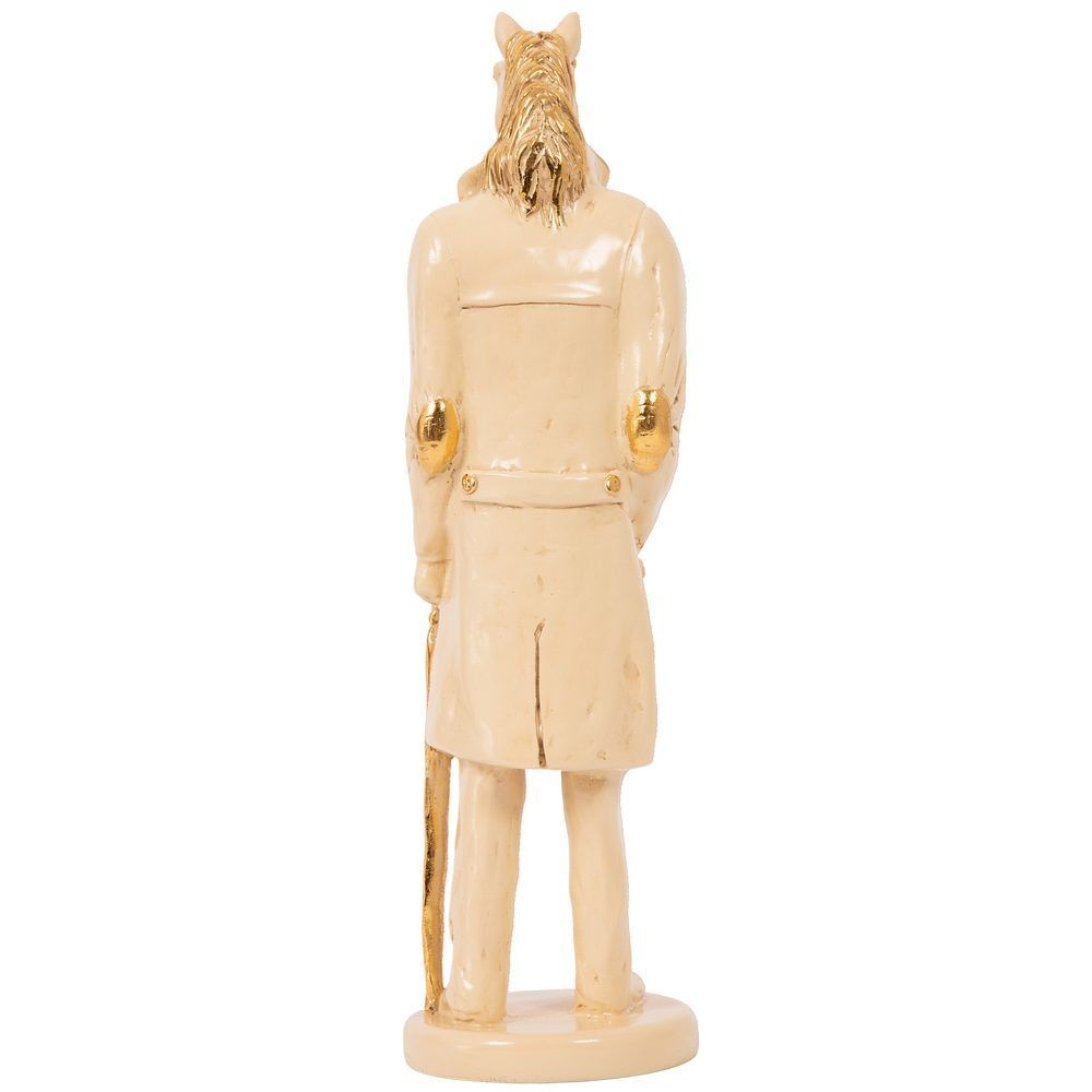 Скульптура Конь в пальто Айвори