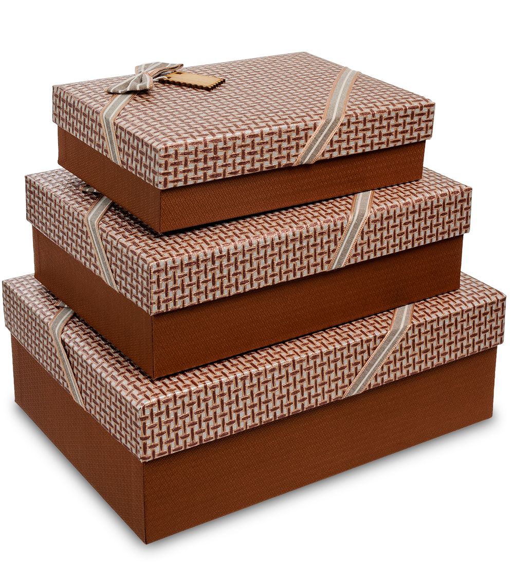 WF-66-B Набор коробок из 3шт «Прямоугольник»