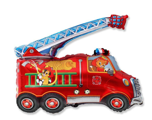 Шар фигура Пожарная машина