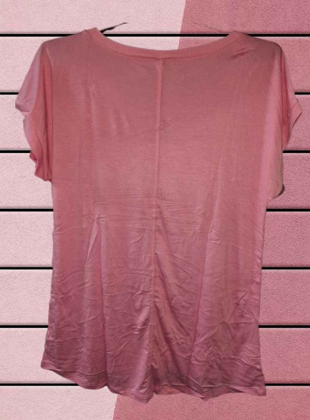 Е 3566/лососево-розовый футболка женская Trikozza.