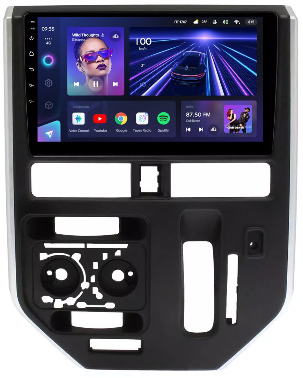 Магнитола для Toyota Tank, Roomy, Daihatsu Thor, Subaru Justy (2016-2020, кондиционер) - Teyes CC3L на Android 10, 8-ядер, CarPlay, 4G SIM-слот