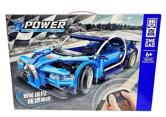 Конструктор радиоуправляемый Power" Спорткар : Buqatti Chiron " , 501 дет.