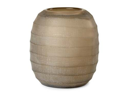 Ваза Guaxs Belly Smokegrey, 18 см