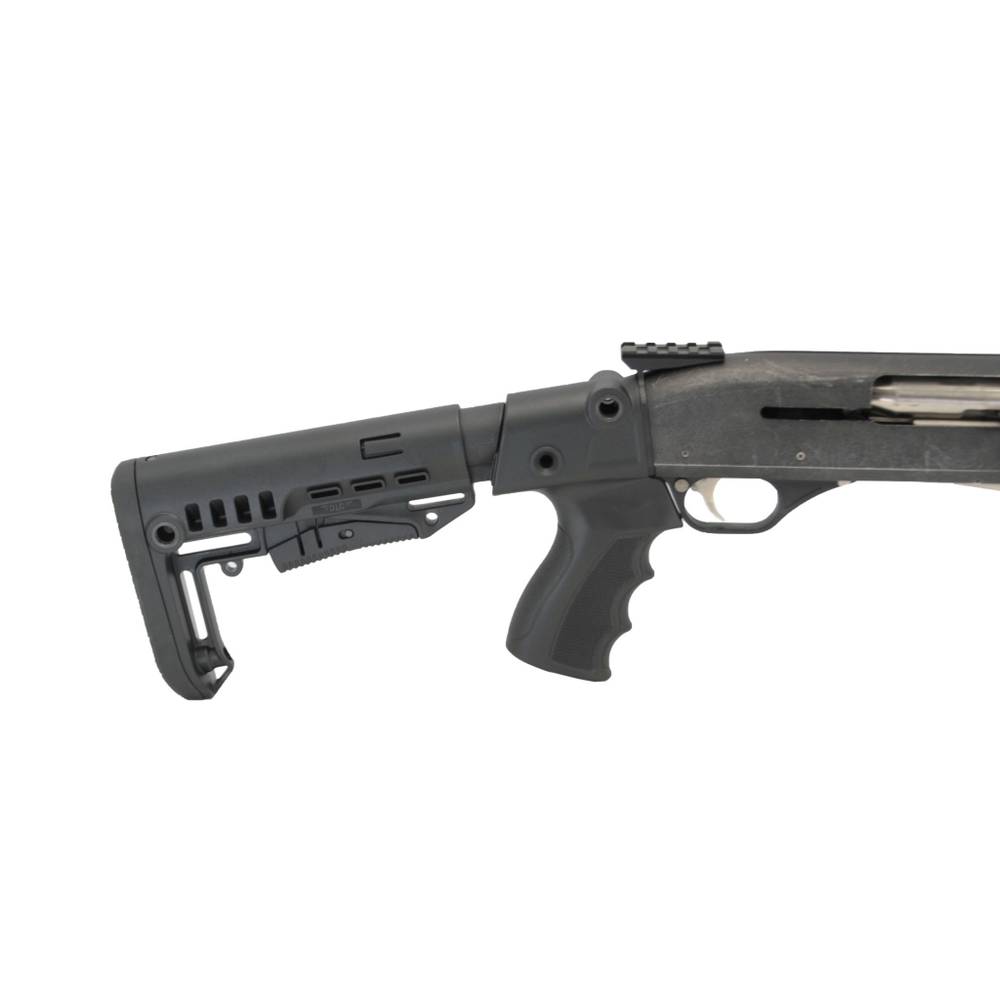 Приклад телескопический на МР-133, МР-153, пластик, DLG Tactical. Черный