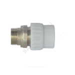 Муфта PP-R комбинированная разъемная белая Дн 20х3/4" НР для радиатора VALFEX 10159120