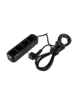 Бытовой удлинитель Gigant с заземлением ПВС 3x0,75 4 гнезда 5м 80087