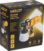 Краскораспылитель электрический MOLOT MPS 0740 в коробке (1335648)