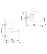 Смеситель для ванны LEMARK UNIT – LM4514C