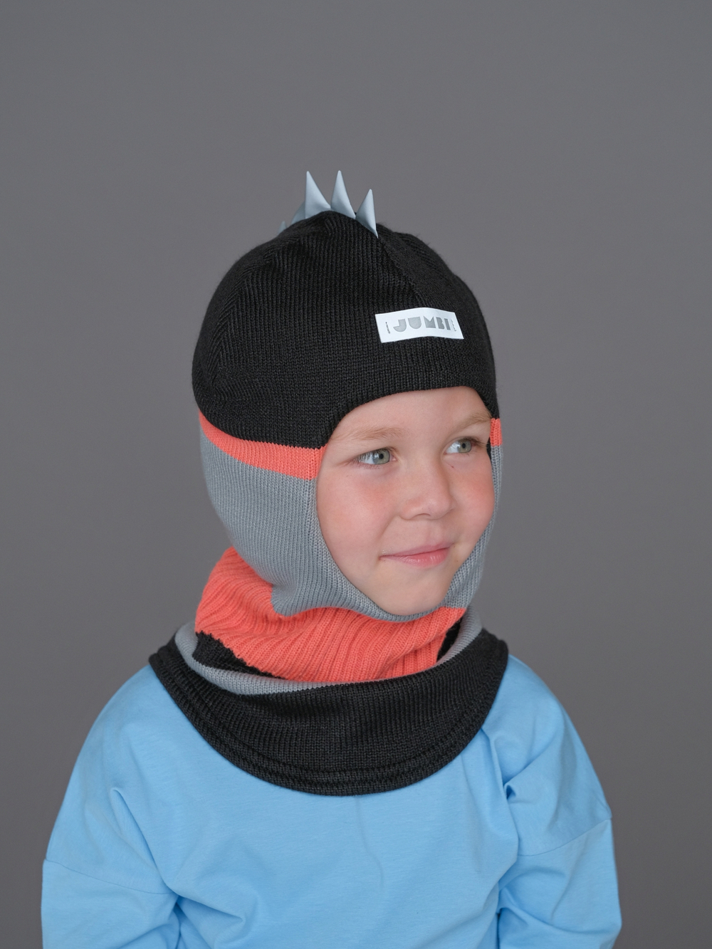 Шлем весенний/осенний вязаный (Мандарин) ОРЕО