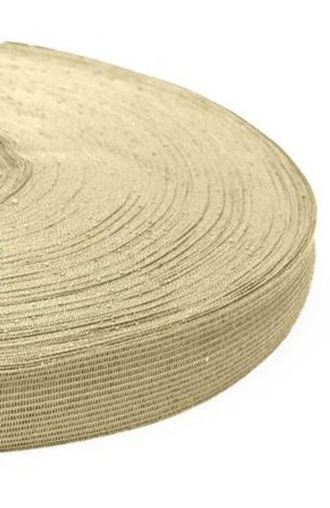 Тесьма окантовочная, ш. 2,2 см, п/э 100%, 2,4 гр/м, бежевый