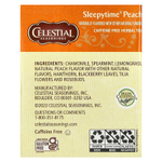 Celestial Seasonings, Sleepytime, травяной чай, без кофеина, персик, 20 чайных пакетиков, 29 г (1,0 унция)