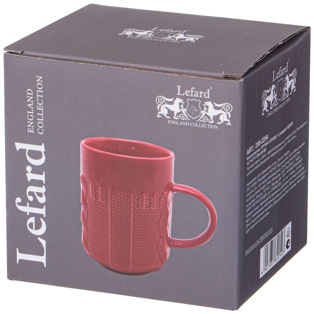 КРУЖКА LEFARD “С НОВЫМ ГОДОМ!" 12,7*8,8*11 СМ 430 МЛ (КОР=36ШТ.)