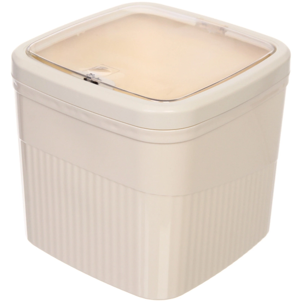 Контейнер для мусора»Стайл»3л молочный 162