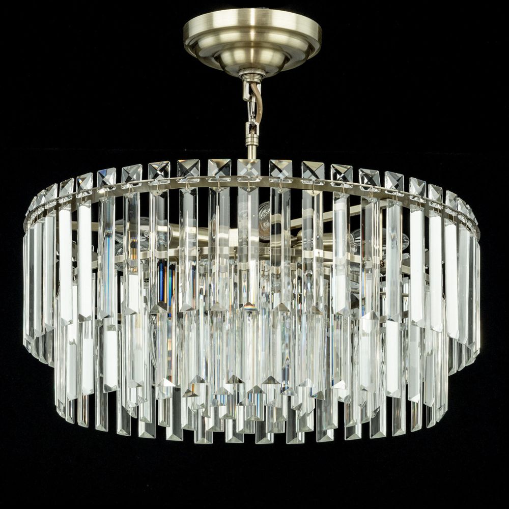 Citilux Фонда CL303193 Люстра хрустальная подвесная Бронза