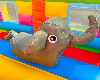 Коммерческий надувной батут «Звериная команда 2», 9х5х5 м