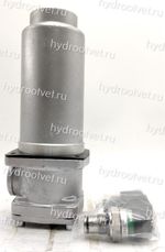 WKRFBN/HC110DC10B1.X AL - Сливной фильтр гидравлический одинарный модели RF с алюминиевым корпусом тонкость фильтрации 10 мкм, типоразмер 110, вид присоединения: резьба G3/4, материал корпуса - алюминий, рабочее давление до 25 бар, визуальный индикатор загрязнения