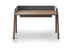 Стол письменный Basic 140*60 см (натуральный дуб, серый твид)