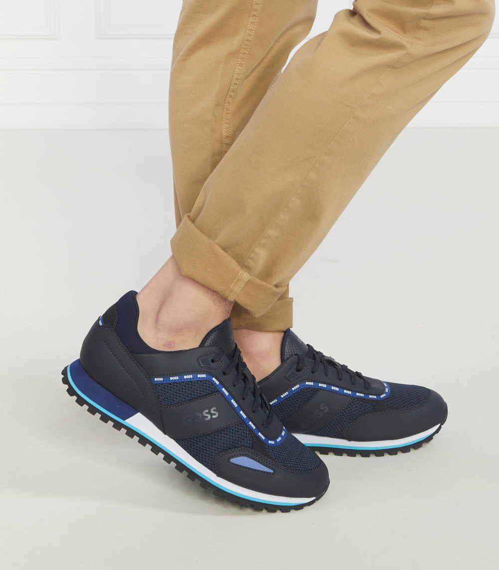 кроссовки parkour-l_runn_melg BOSS BLACK - темно-синий(50485704)