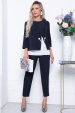 Костюм тройка "Стефания" (блю) К7114 LT Collection (Акция)