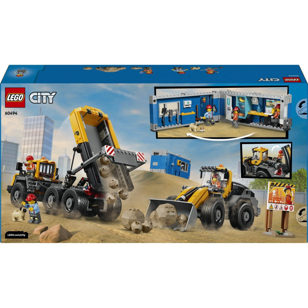 Конструктор LEGO City 60494 Самосвал и фронтальный погрузчик — фото 12