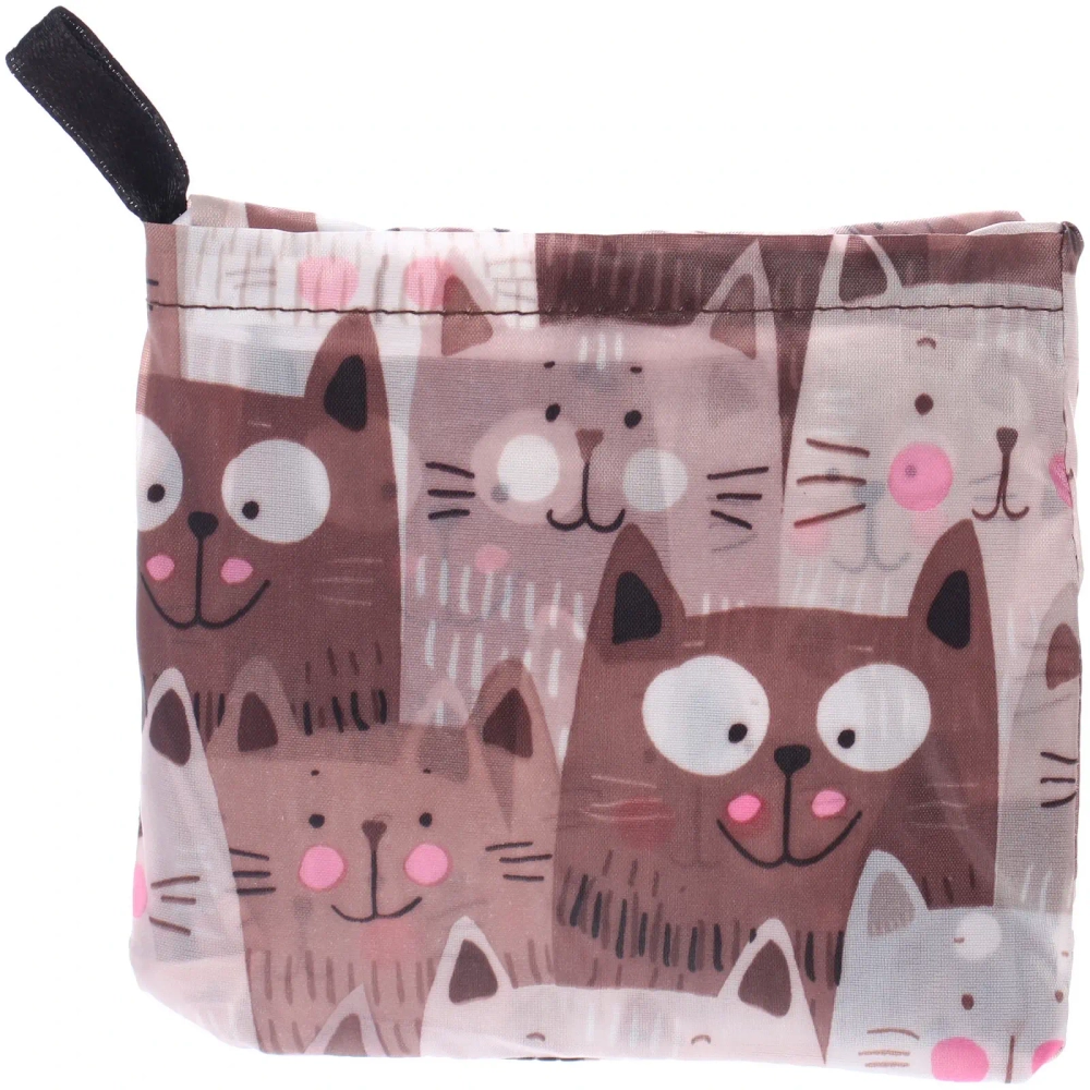 Сумка - шоппер «ИДЕЯДОМА», принт котики,65*46см/нагрузка до 10кг (инд. пакет истикер)