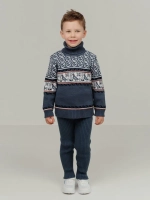 Свитер вязаный с горлом