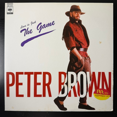 Peter Brown ‎– (Love Is Just) The Game (Япония 1985г.) 12", 45 RPM