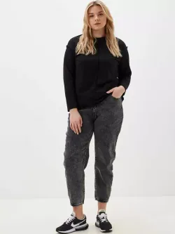 Джинсы больших размеров на молнии