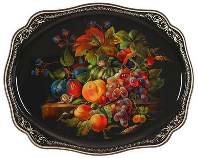 Zhostovo metal tray A27D2107251