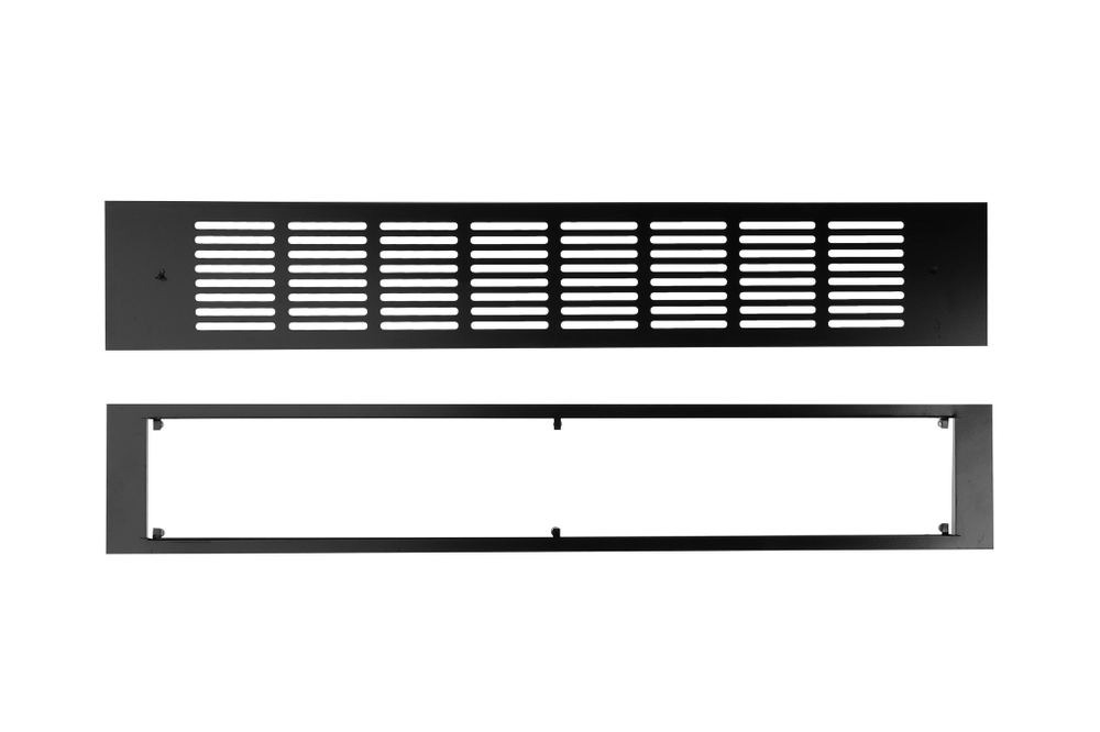 Решетка на магнитах Визионер МВМС-М 600х60 мм Черная матовая