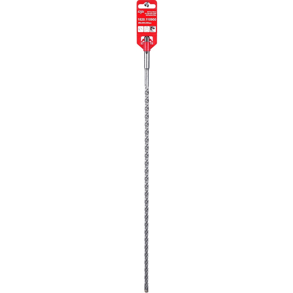 Квадробур ELITECH  SDS +  8*400*460 двойная спираль