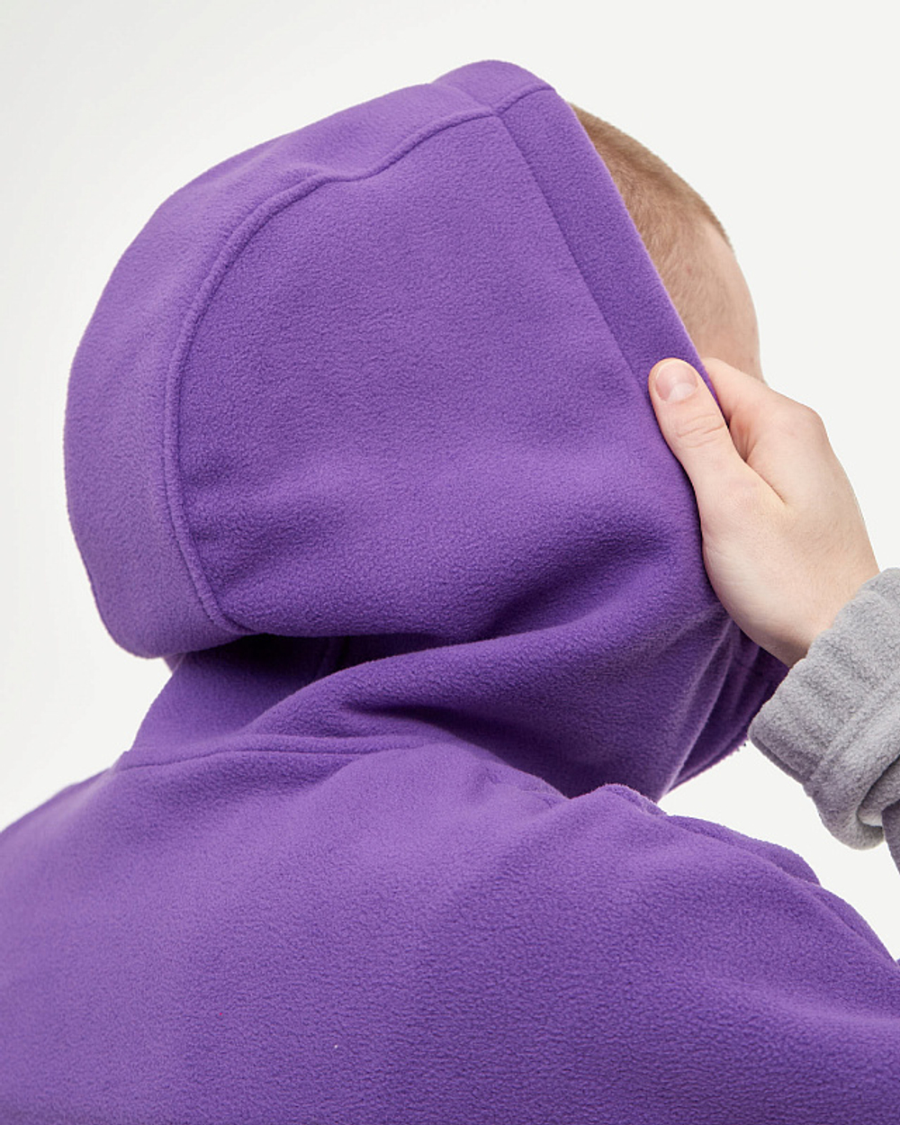 Худи ANTEATER Hoodie-FLEECE-Grey-Violet