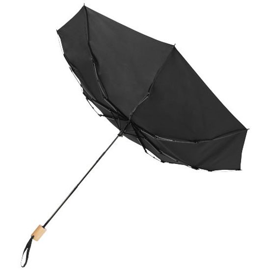 Birgit, складной ветроустойчивой зонт диаметром 21 дюйм из переработанного ПЭТ