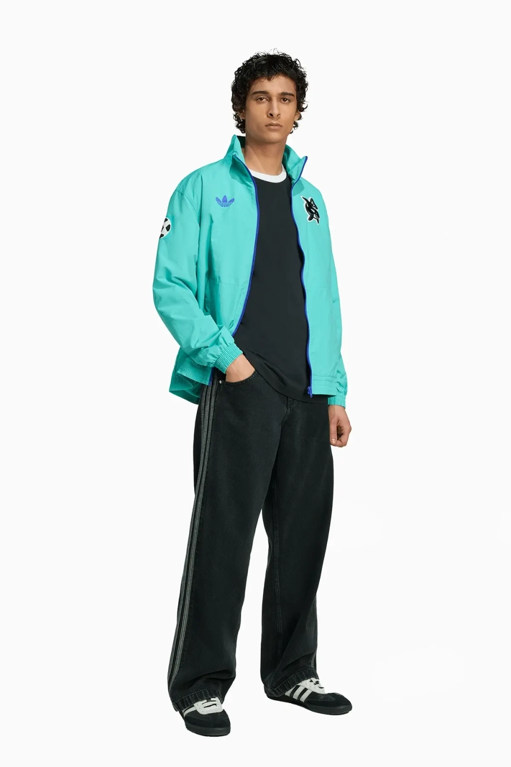 Кофта adidas Seattle Sounders FC 25/26 Originals Archive Anthem - бирюзовый