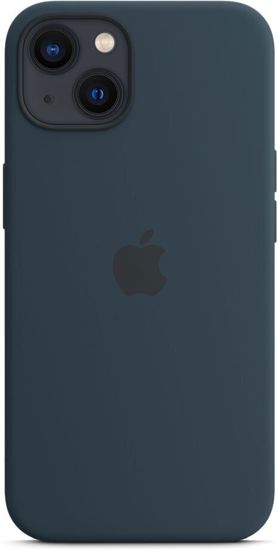 Чехол Apple Silicone Case with MagSafe for iPhone 13 mini, «синий омут»