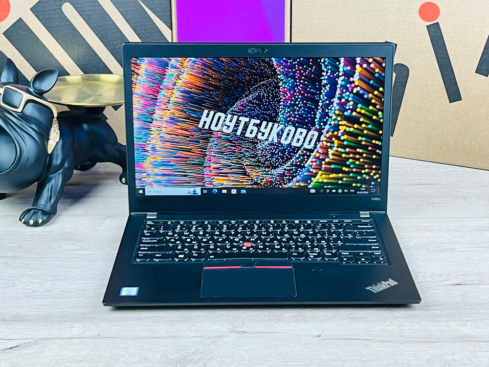 Ноутбук Intel LENOVO ThinkPad T480s, core i5-8350U, 14" 1920x1080 IPS Windows 10 Pro, черный