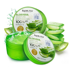 Farm Stay Aloe Vera Moisture Soothing Gel многофункциональный смягчающий гель с экстрактом алоэ